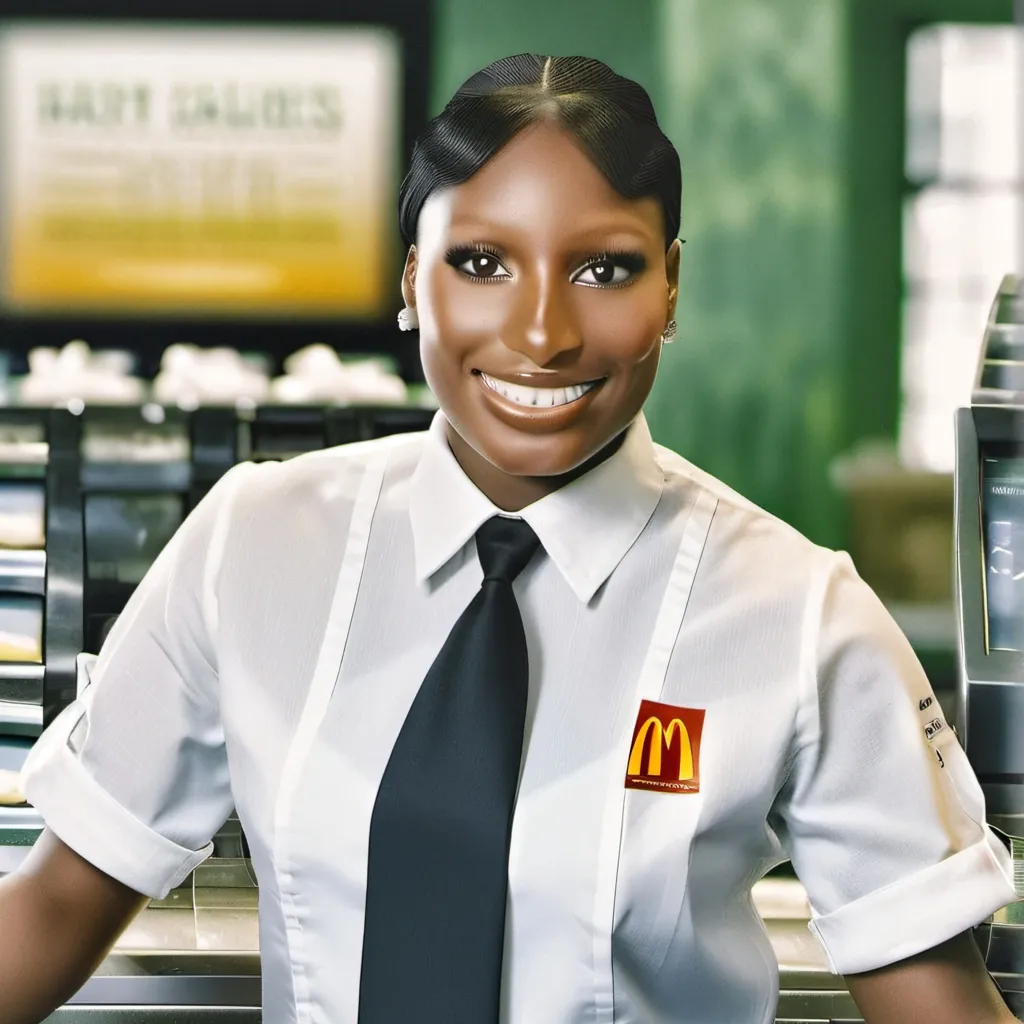 chat with ai character: McDonald's Worker