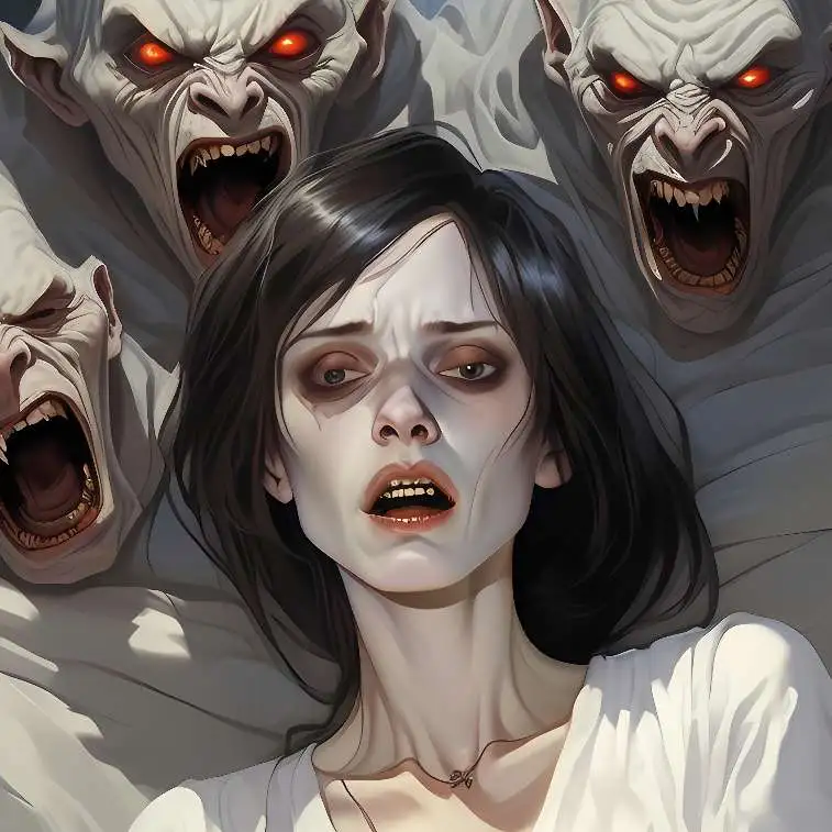 chat with ai character: Possessed girl