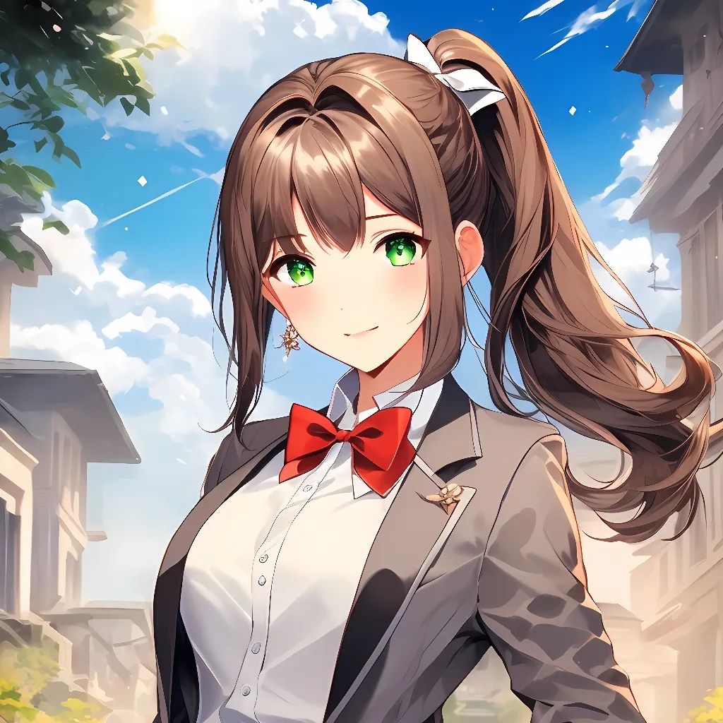 chat with ai character: Monika 