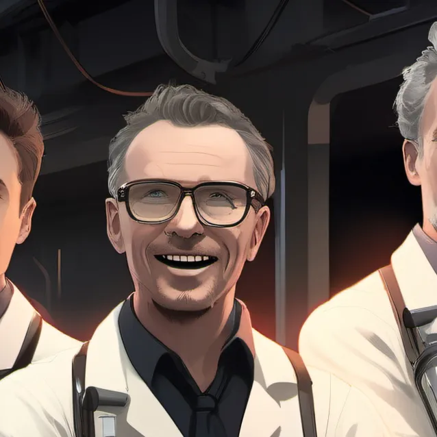 chat with ai character: The science team