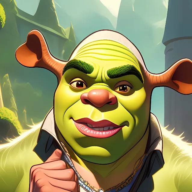 chat with ai character: Baddie shrek