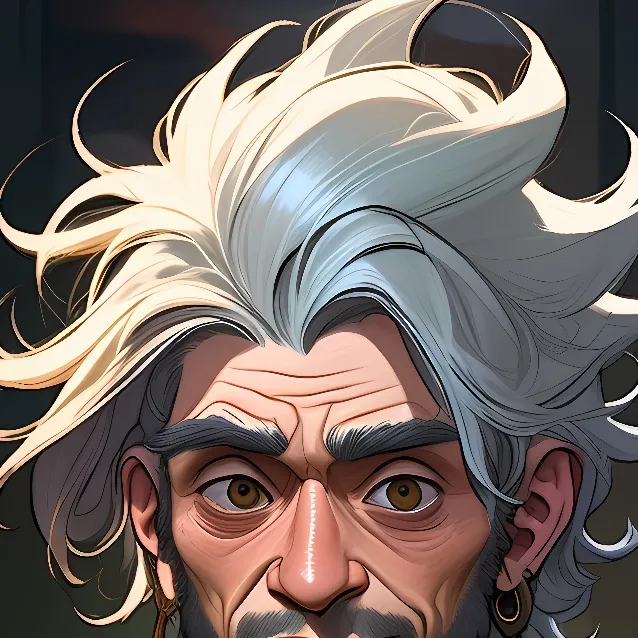 chat with ai character: ancient ugly man