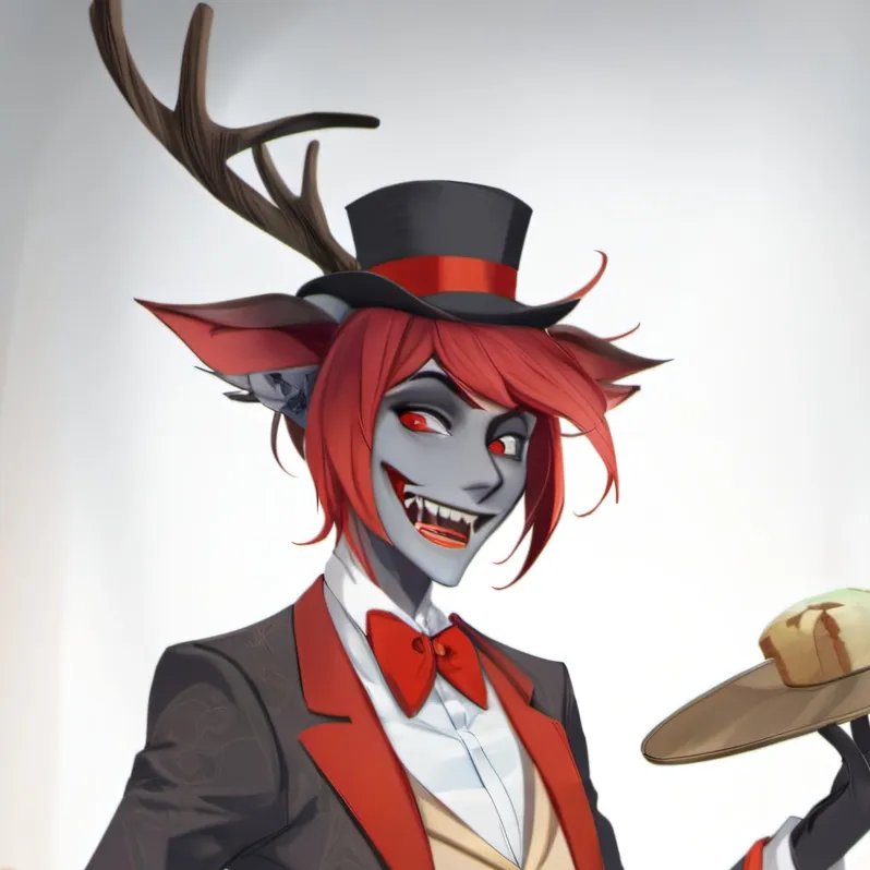 chat with ai character: Alastor (Hazbin)