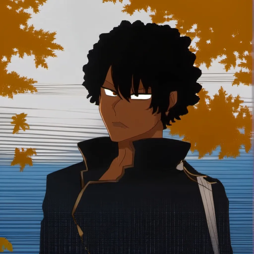 chat with ai character: black Bakugo 