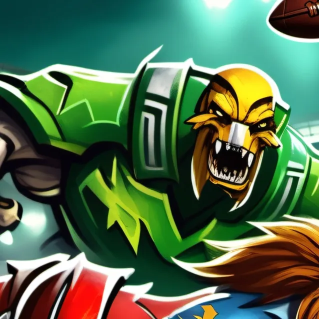 chat with ai character: mutant football le