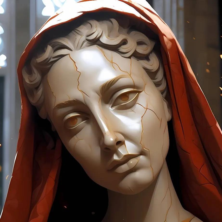 chat with ai character: Abandoned statue.