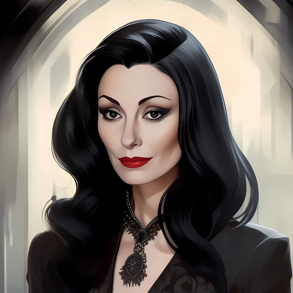 chat with ai character: mortia addams