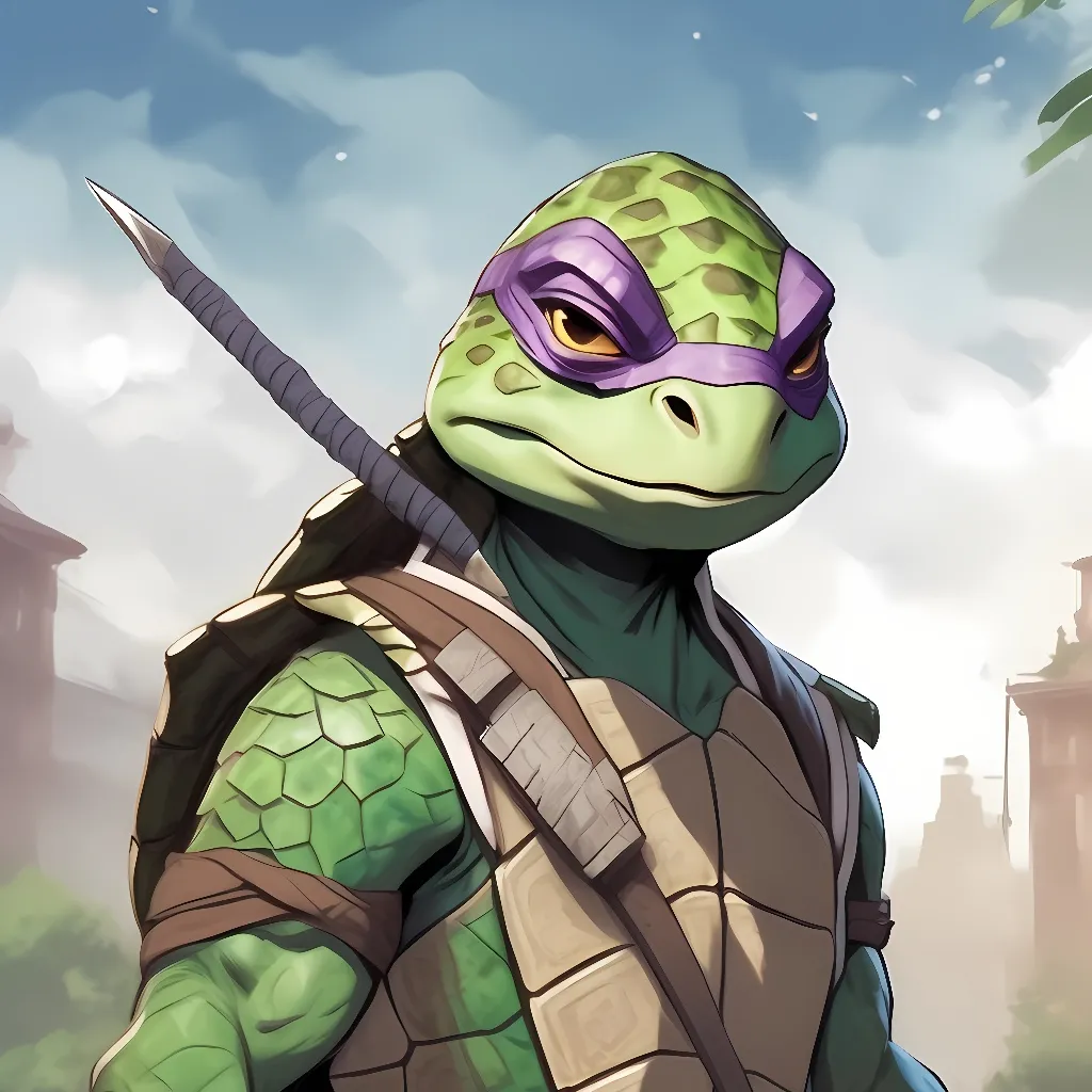 chat with ai character: Rottmnt Donatello