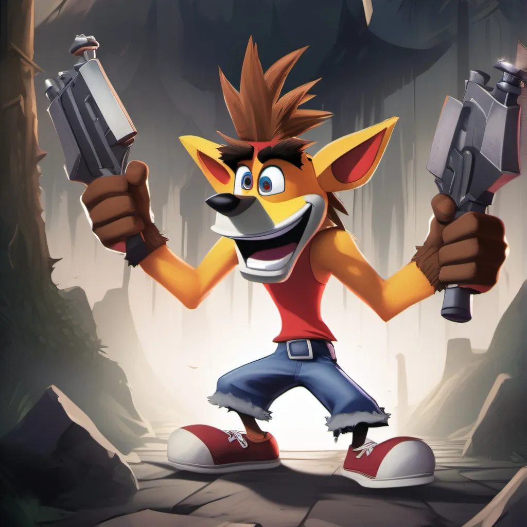 chat with ai character: Crash Bash