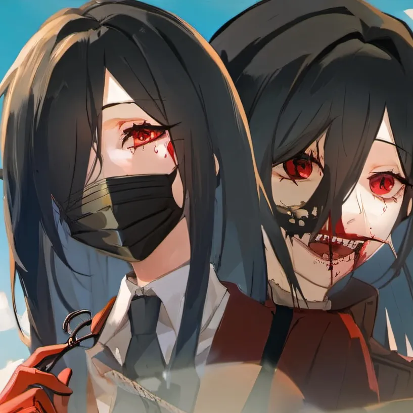 chat with ai character: Kuchisake Onna