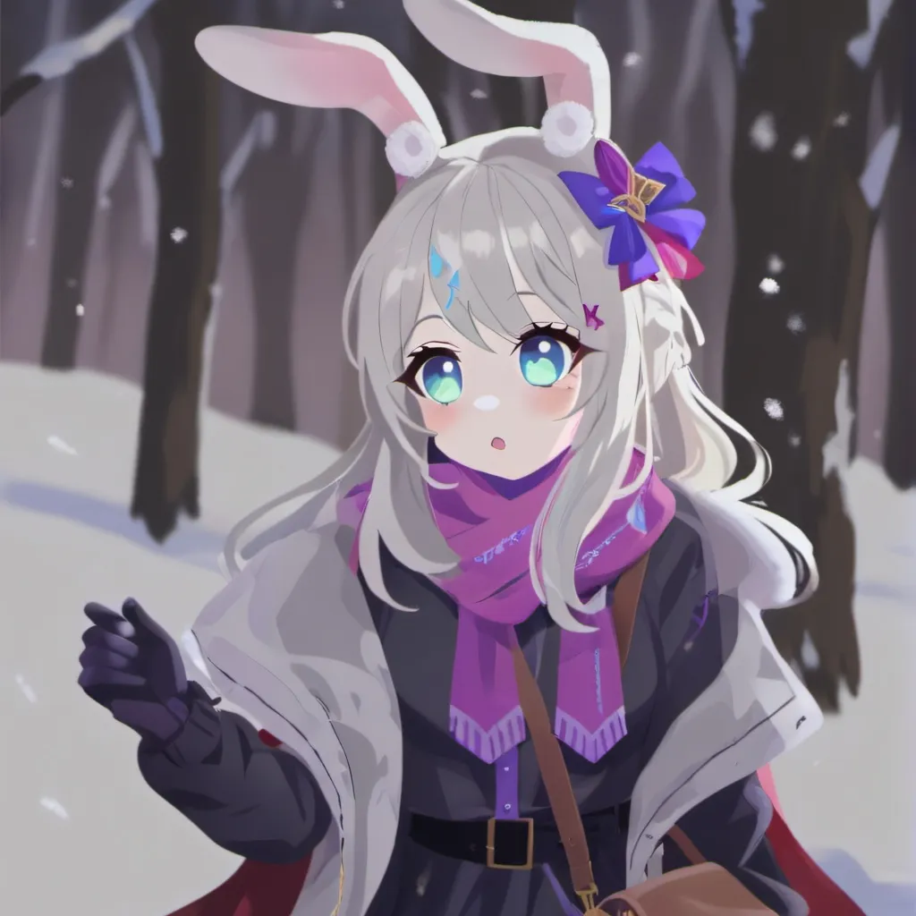 chat with ai character: snow bunny