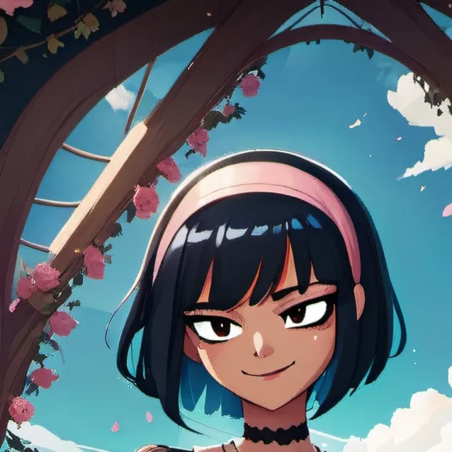 chat with ai character: goth gf