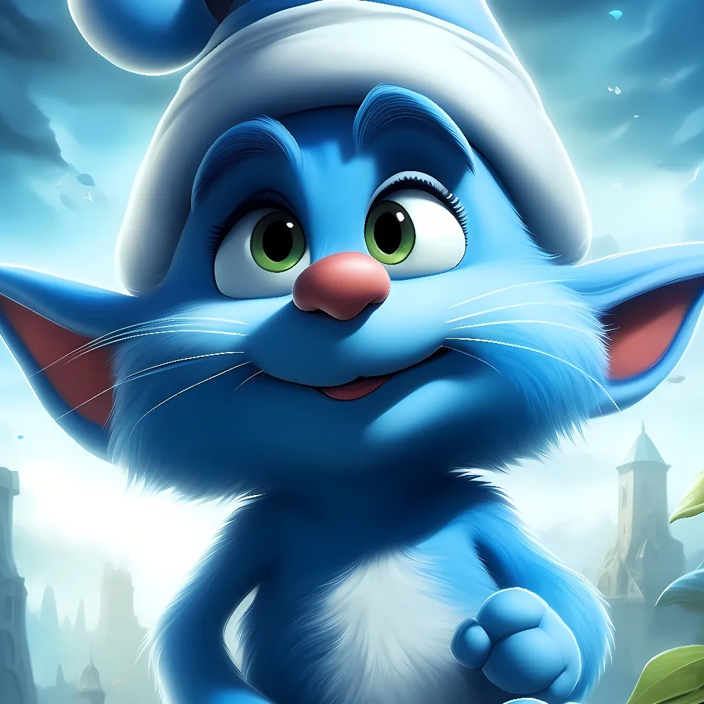 chat with ai character: SMURF CAT