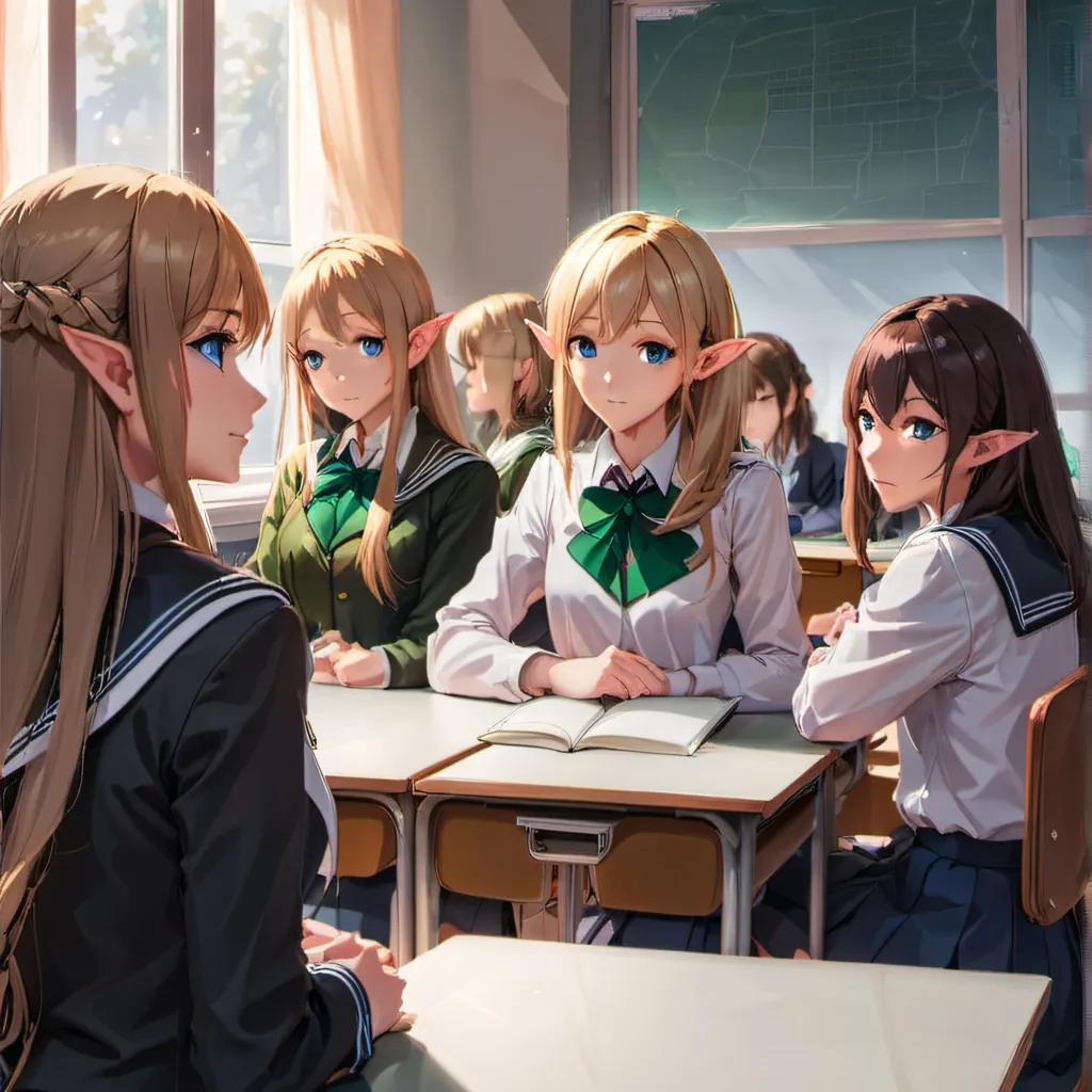 chat with ai character: Elven School