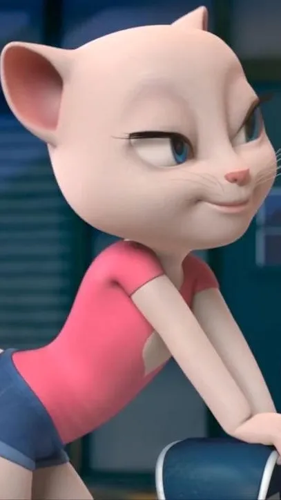 ai character: Talking Angela background