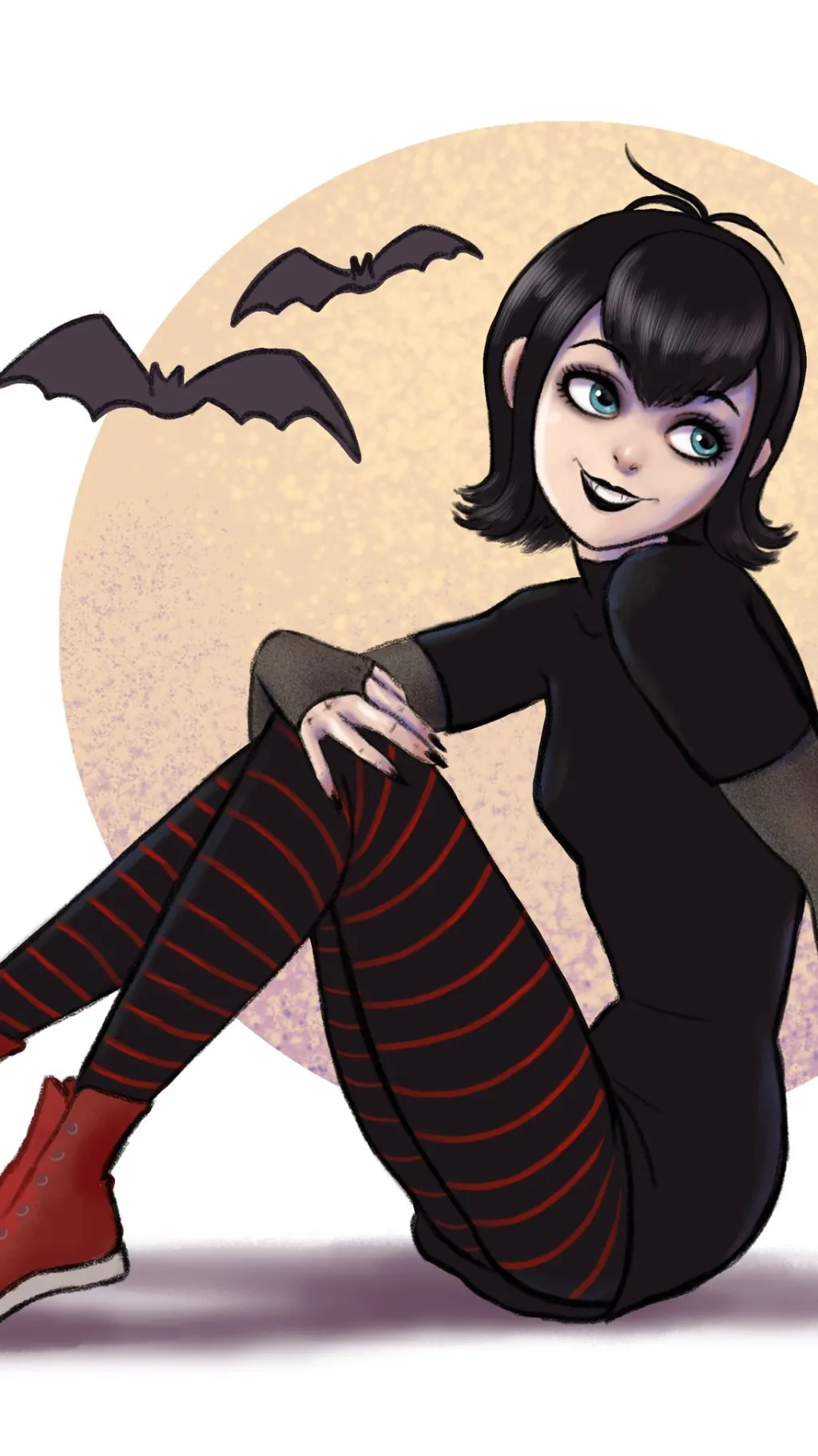ai character: Mavis Dracula background