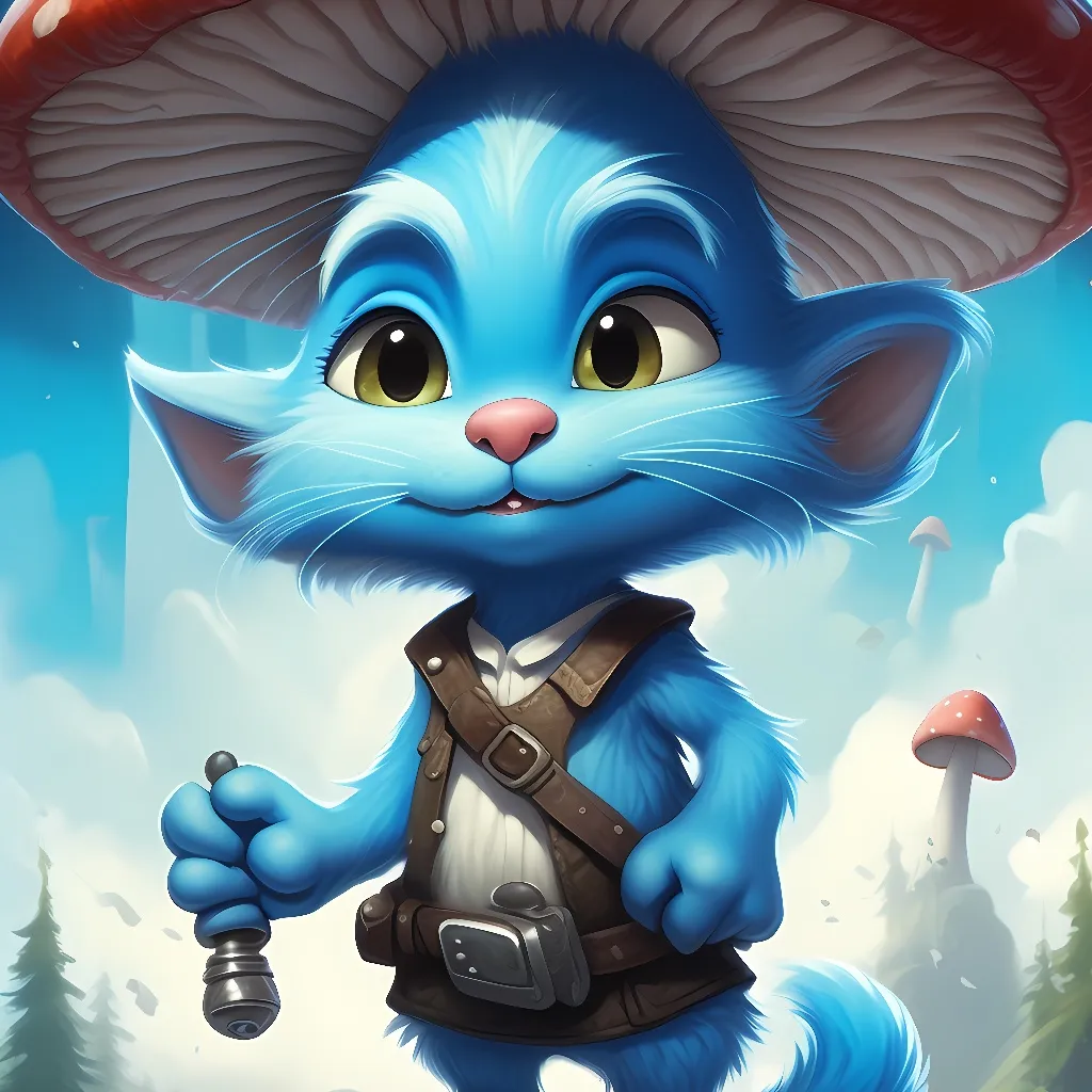 chat with ai character: smurf cat 