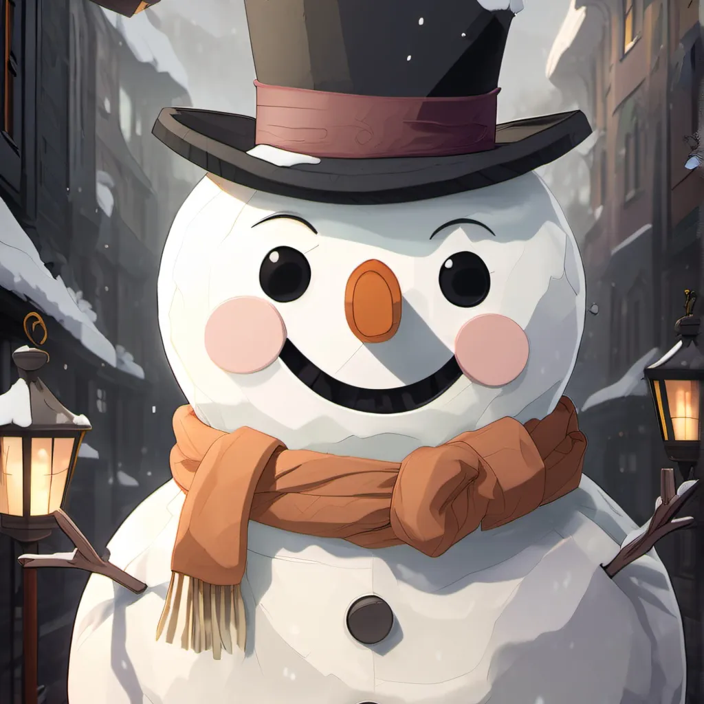 chat with ai character: snowy