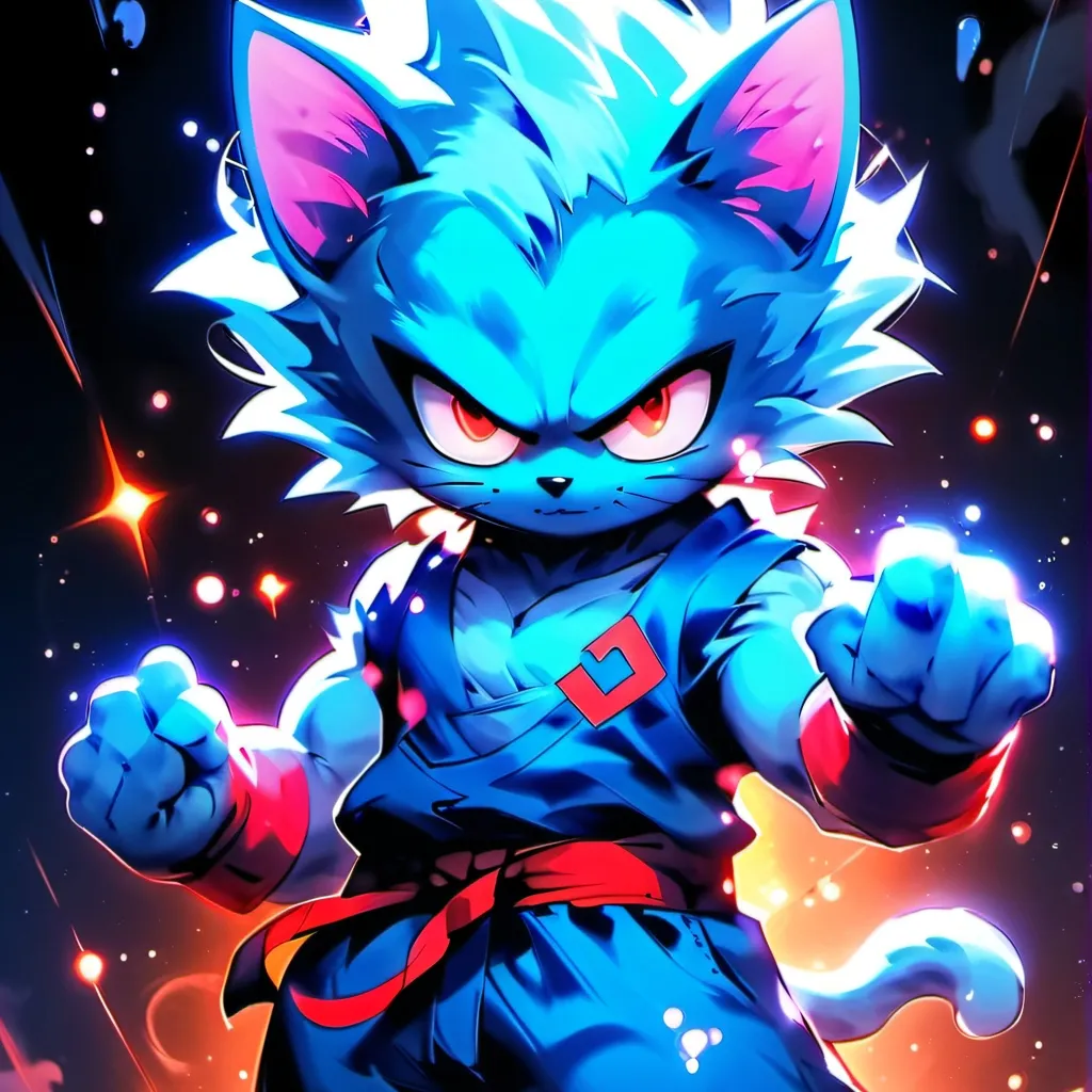 chat with ai character: super Smurf cat