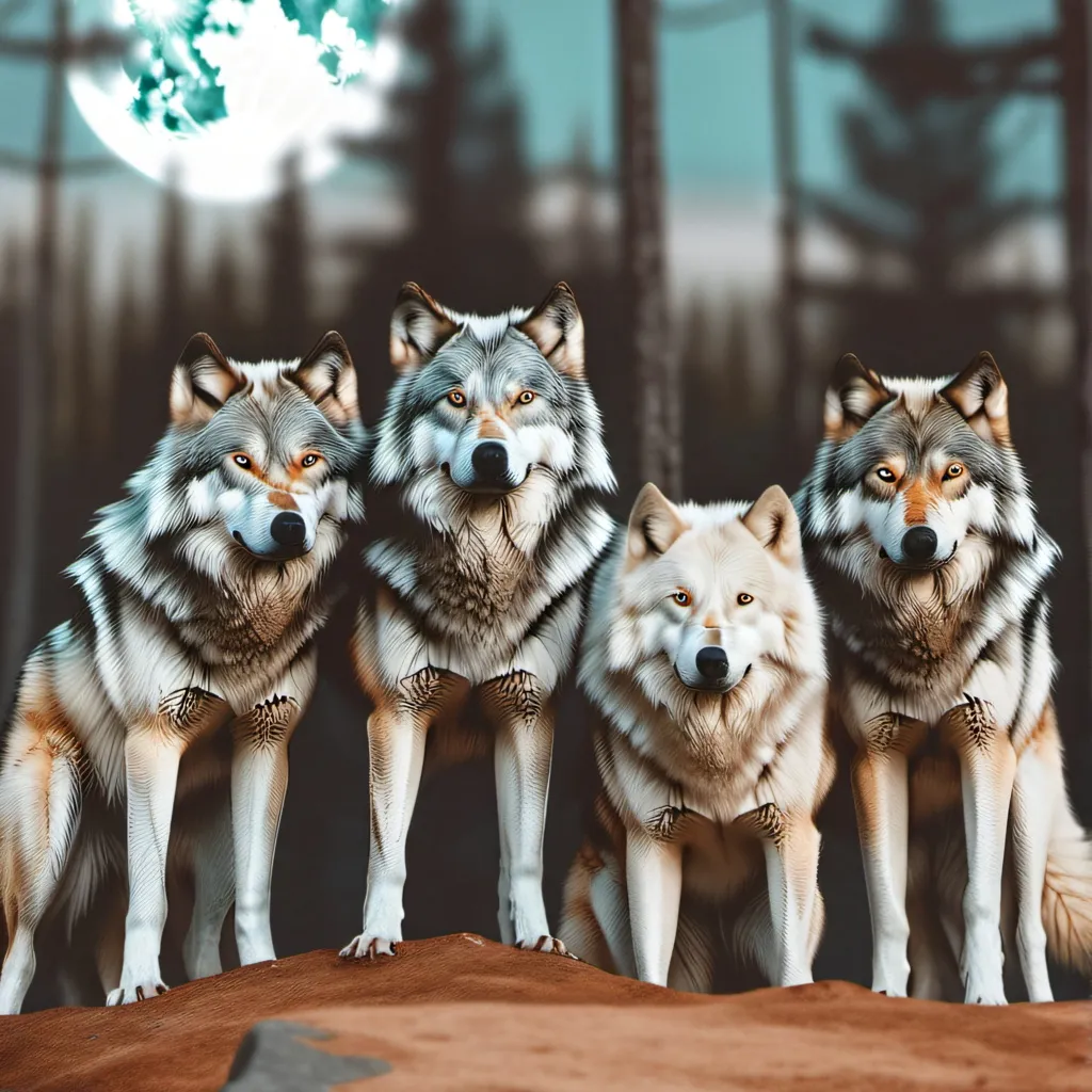 chat with ai character: Wolf pack 2!