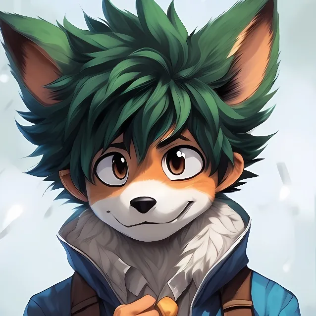 chat with ai character: Deku Furry