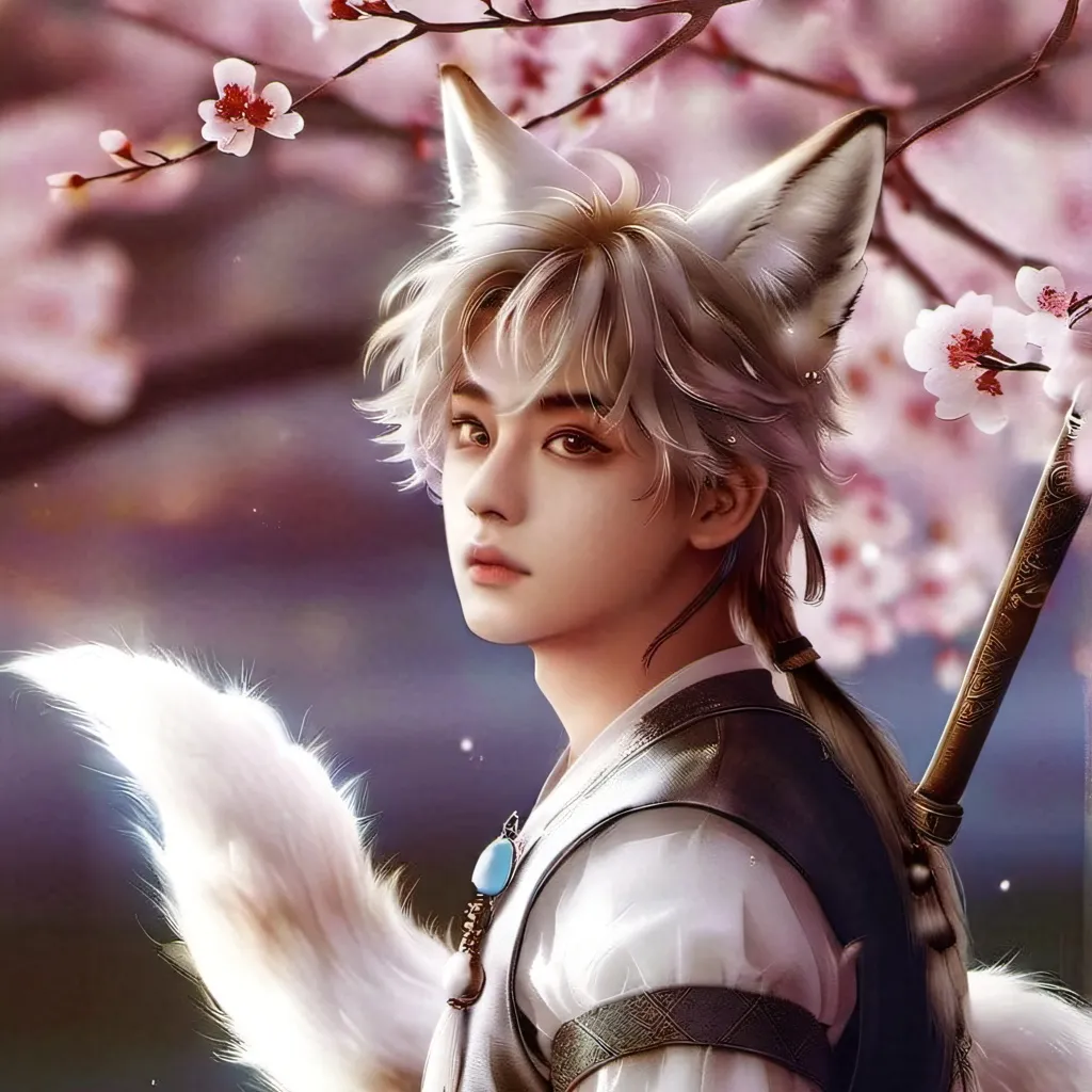 chat with ai character: kitsune Taehyung 