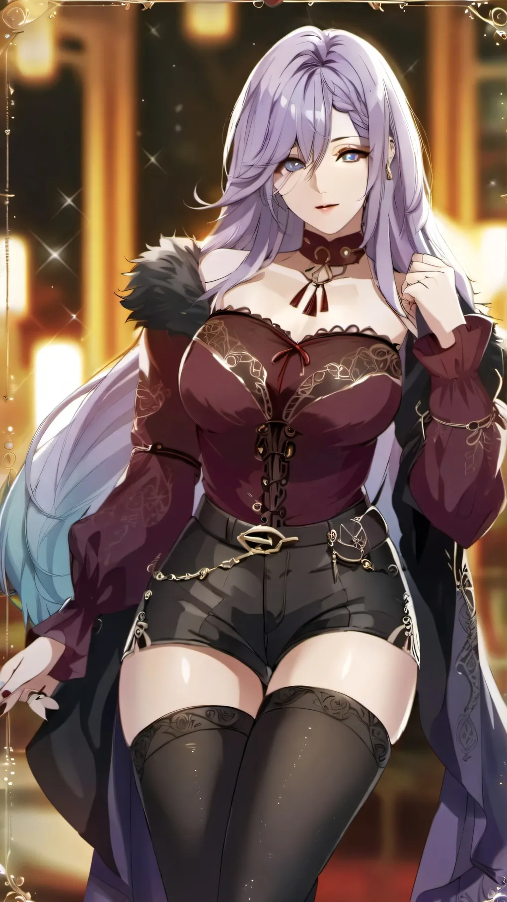 ai character: Seraphina Elysian background