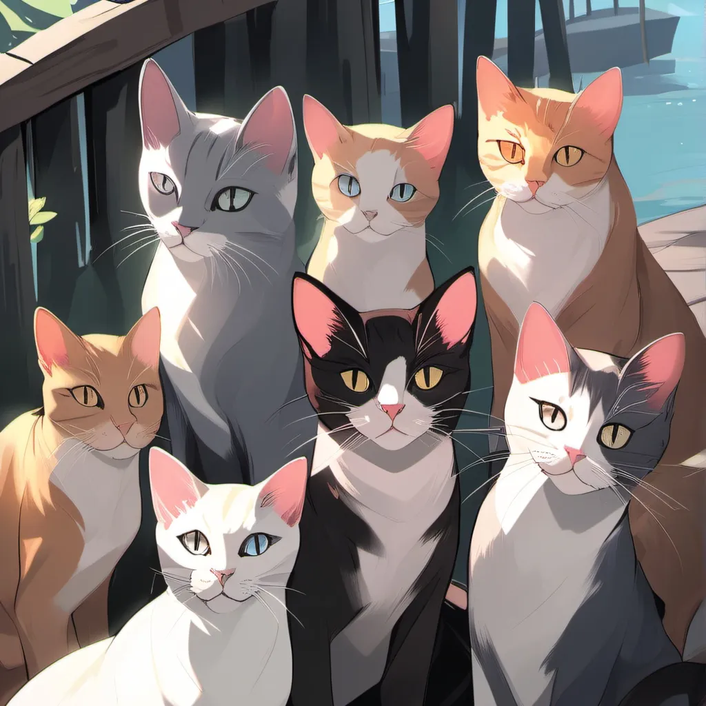 chat with ai character: Cat island