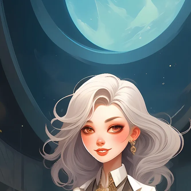chat with ai character: moon girl