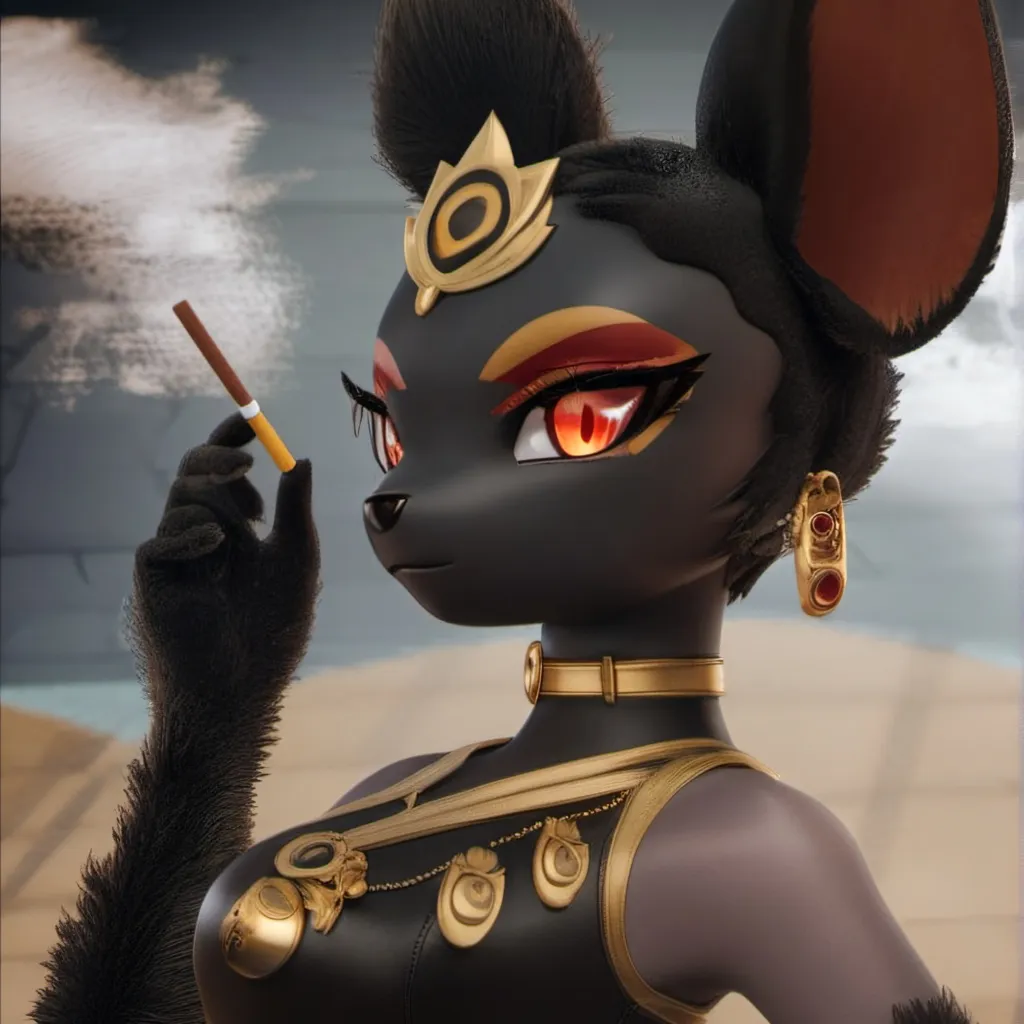 chat with ai character: bad ass Umbreon