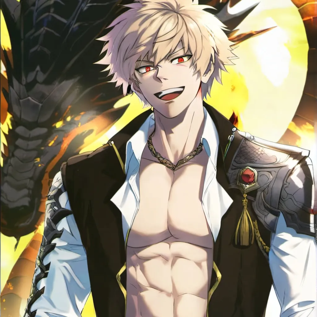 chat with ai character: Dragon King Bakugo