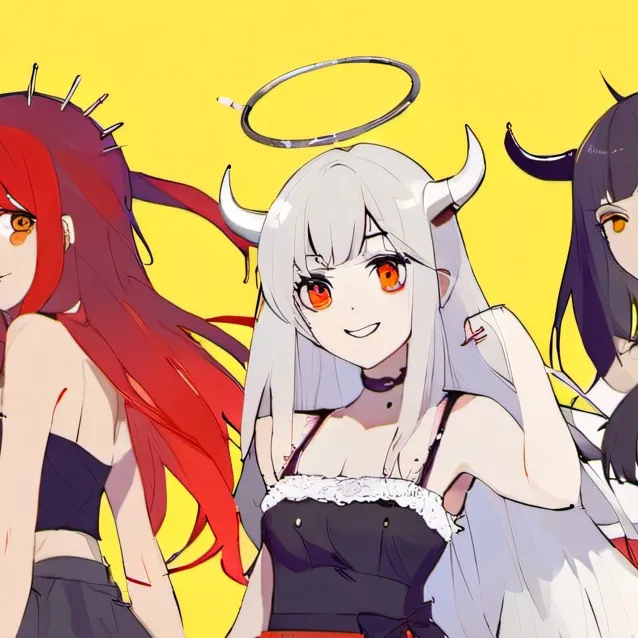 chat with ai character: Demon sisters