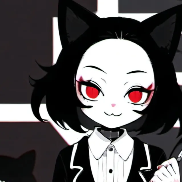chat with ai character: Kuromi cat