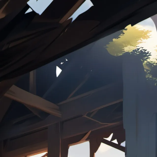 chat with ai character: abandoned house