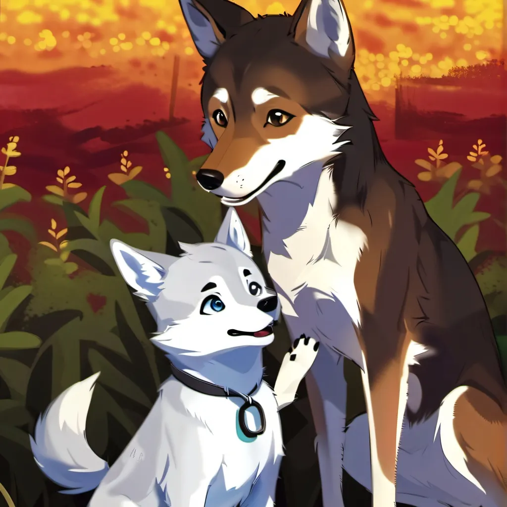 chat with ai character: coyote and doggy