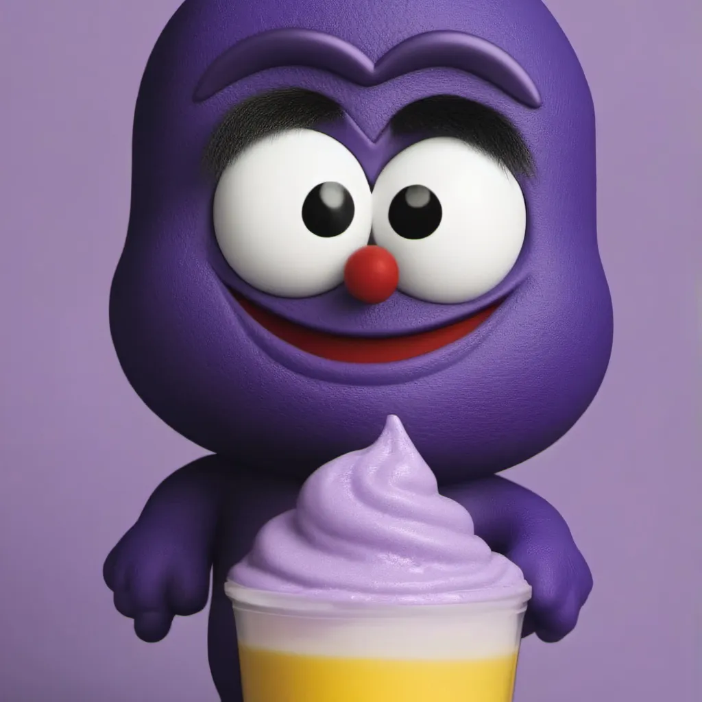 chat with ai character: Grimace 