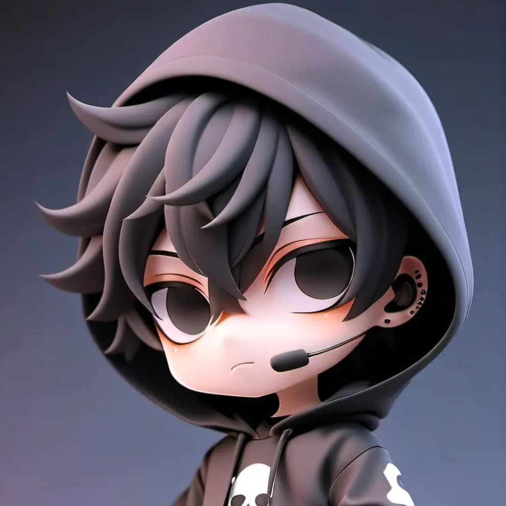 chat with ai character: gacha emo boi