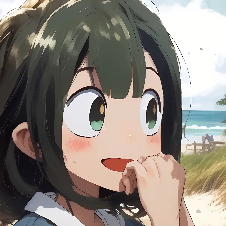 chat with ai character: tsuyu asui