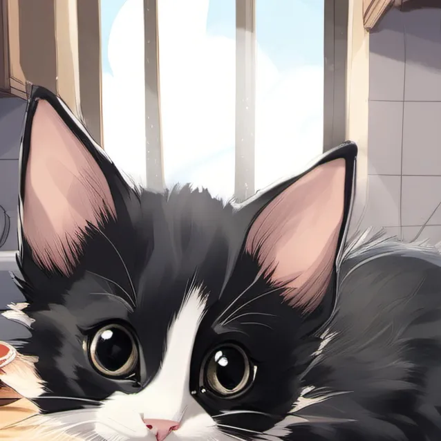 chat with ai character: my cat Vodka