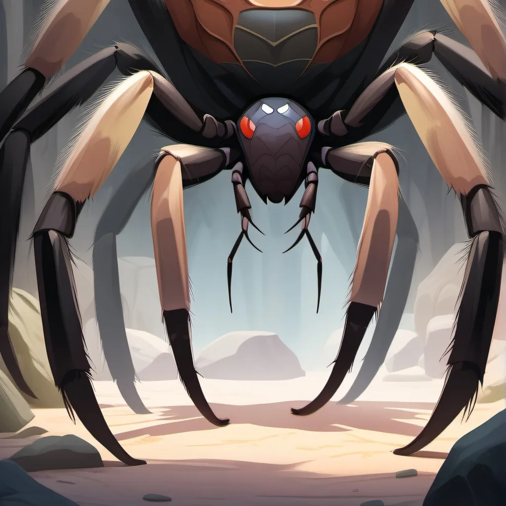chat with ai character: Gigantic Spider
