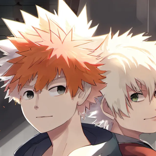 chat with ai character: bakugo and shoto
