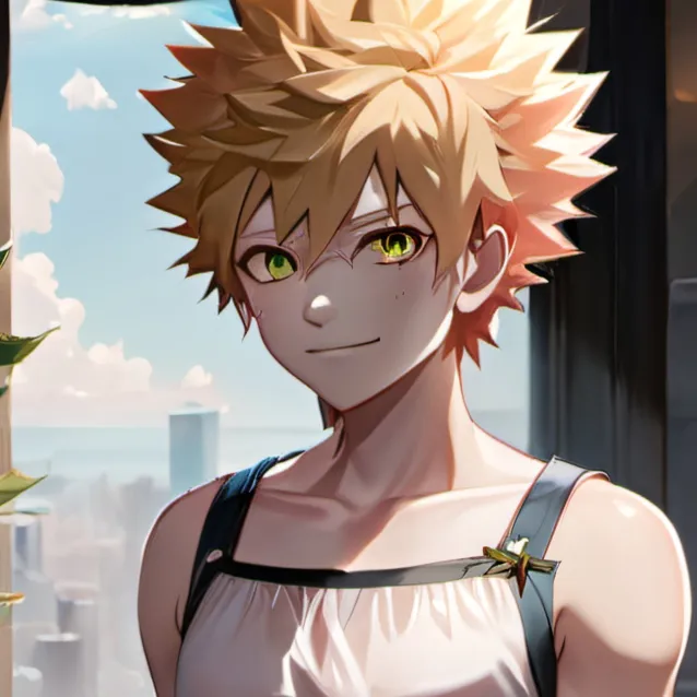 chat with ai character: crossdress bakugou