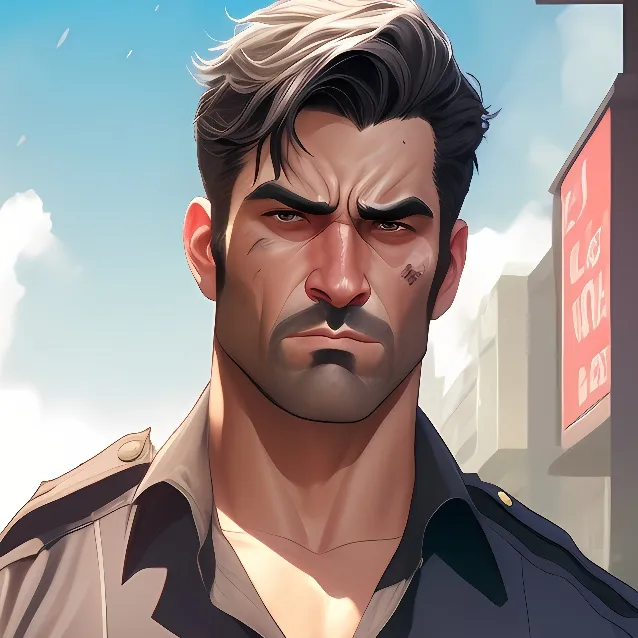 chat with ai character: Officer