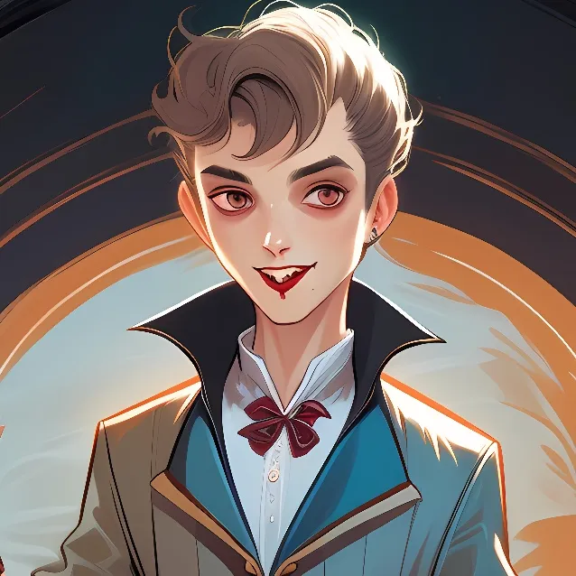 chat with ai character: vampire hewny 