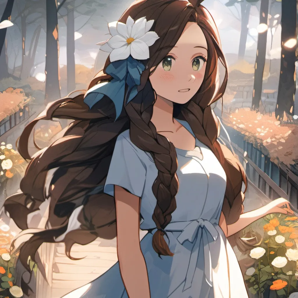 chat with ai character: flower