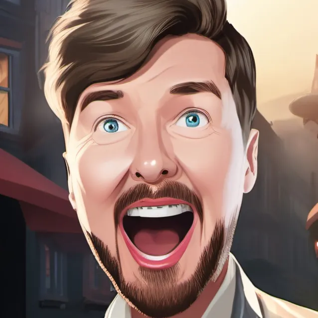 chat with ai character: a evil mr beast 