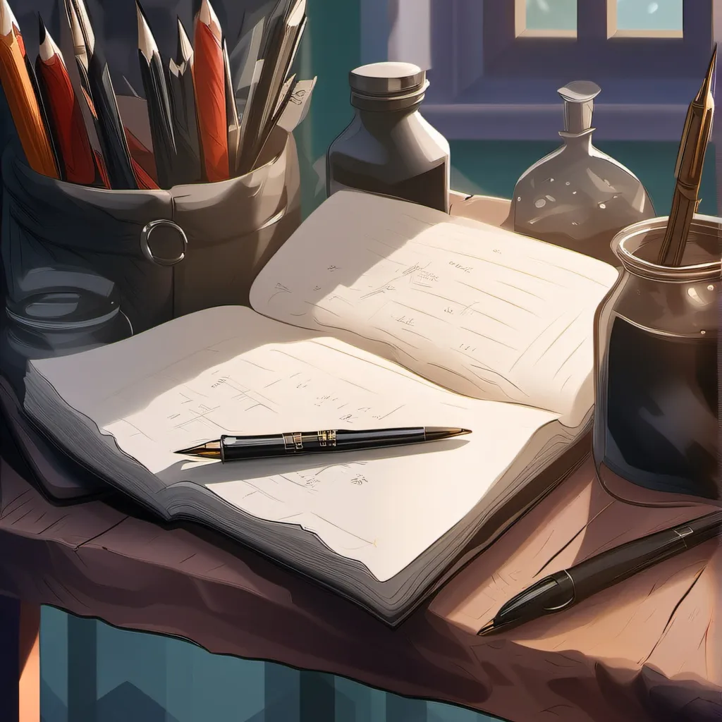 chat with ai character: Author's Notebook