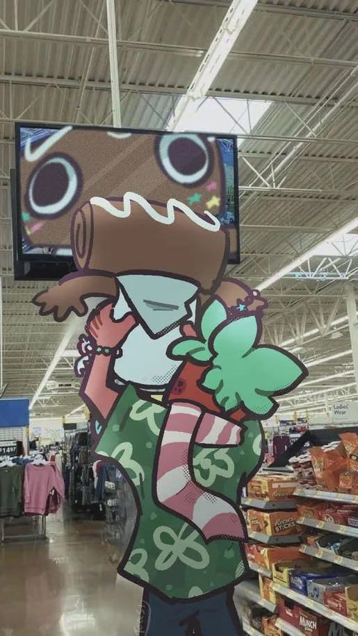 ai character: Cosmo and Sprout! background