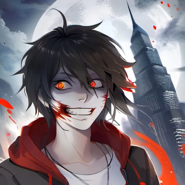 chat with ai character: Jeff the killer