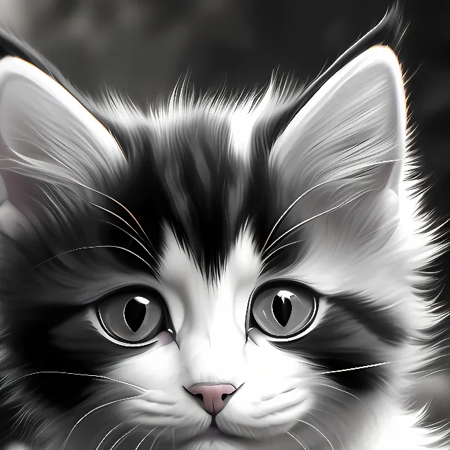 chat with ai character: Fluffy kitten 